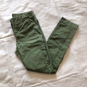J. Crew Maddie Green Chino Pant - Size 4P